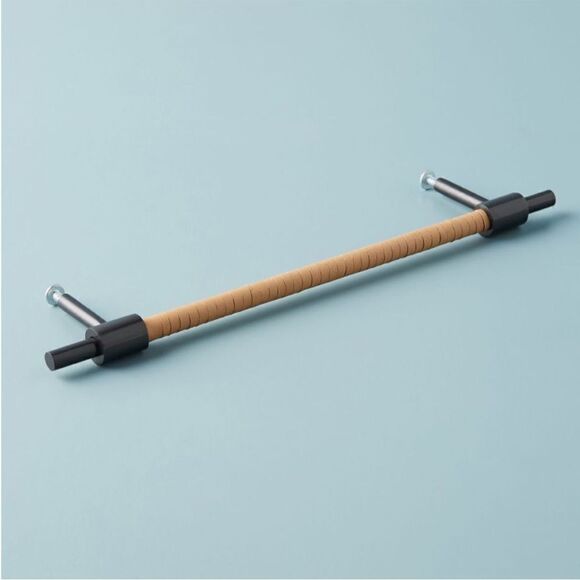 Modern Black and Tan Drawer Pulls - Picture 2 of 6